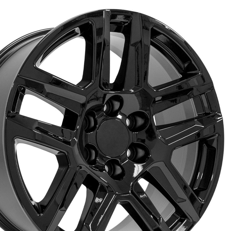 Wheel 20in Replica CV63 fits Chevrolet Silverado 1500 20x9 Gloss Black