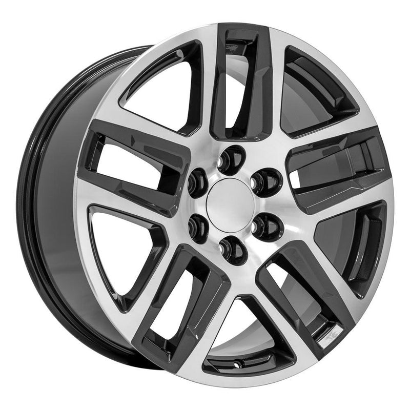 Wheel 20in Replica CV63 fits Chevrolet Silverado 1500 20x9 Gunmetal Machined
