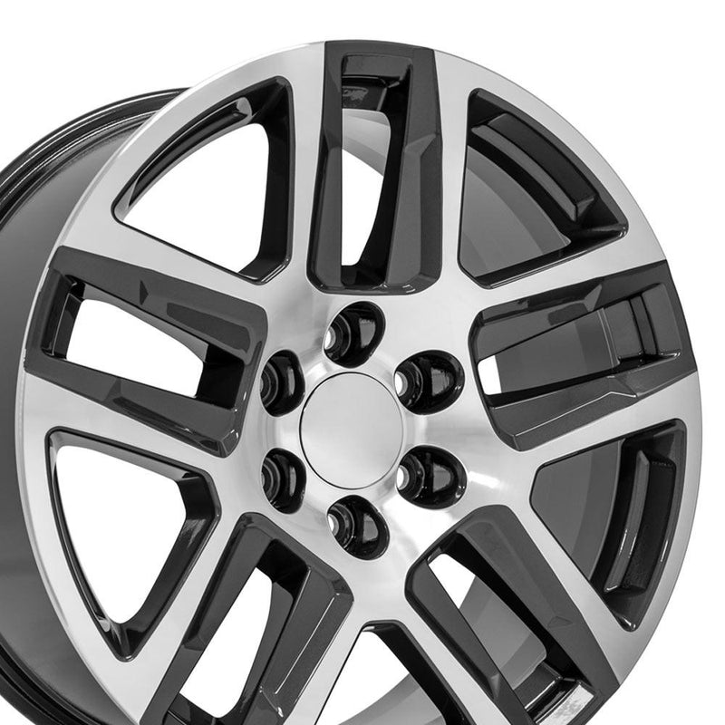 Wheel 20in Replica CV63 fits Chevrolet Silverado 1500 20x9 Gunmetal Machined