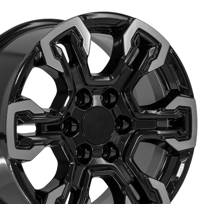 Wheel 18in Replica CV65 fits Chevrolet Silverado 18x8.5 Gloss Black