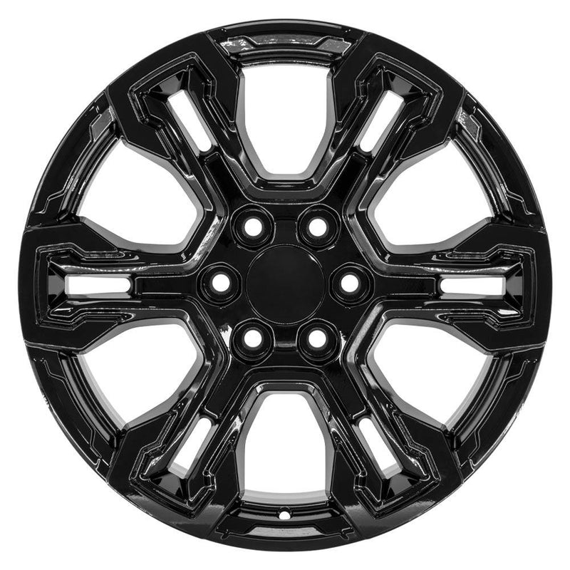 Wheel 20in Replica CV65 fits Chevrolet Silverado 20x9 Gloss Black