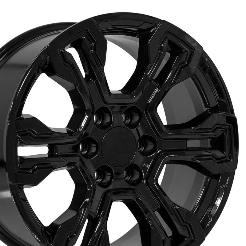 Wheel 20in Replica CV65 fits Chevrolet Silverado 20x9 Gloss Black