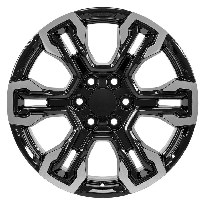 Wheel 20in Replica CV65 fits Chevrolet Silverado 20x9 Gloss Black