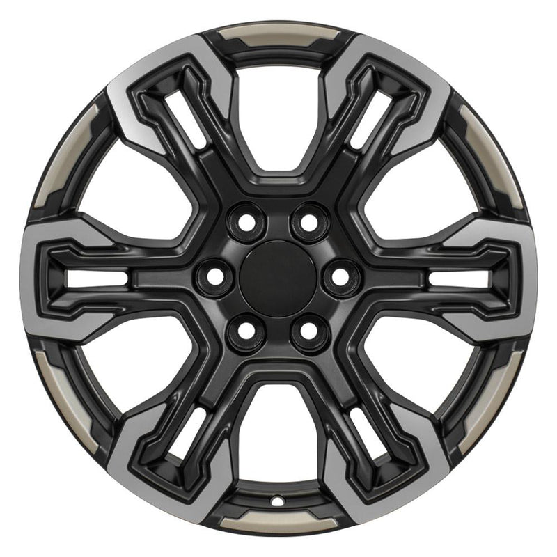 Wheel 20in Replica CV65 fits Chevrolet Silverado 20x9 Gloss Black