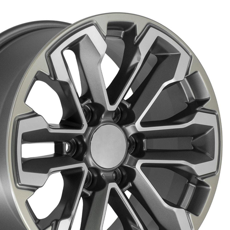 Wheel 18in Replica CV69 fits Chevrolet Silverado 18x8.5 Gunmetal