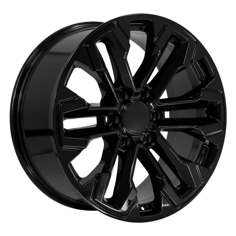 Wheel 20in Replica CV69 fits Chevrolet Silverado 20x9 Gloss Black