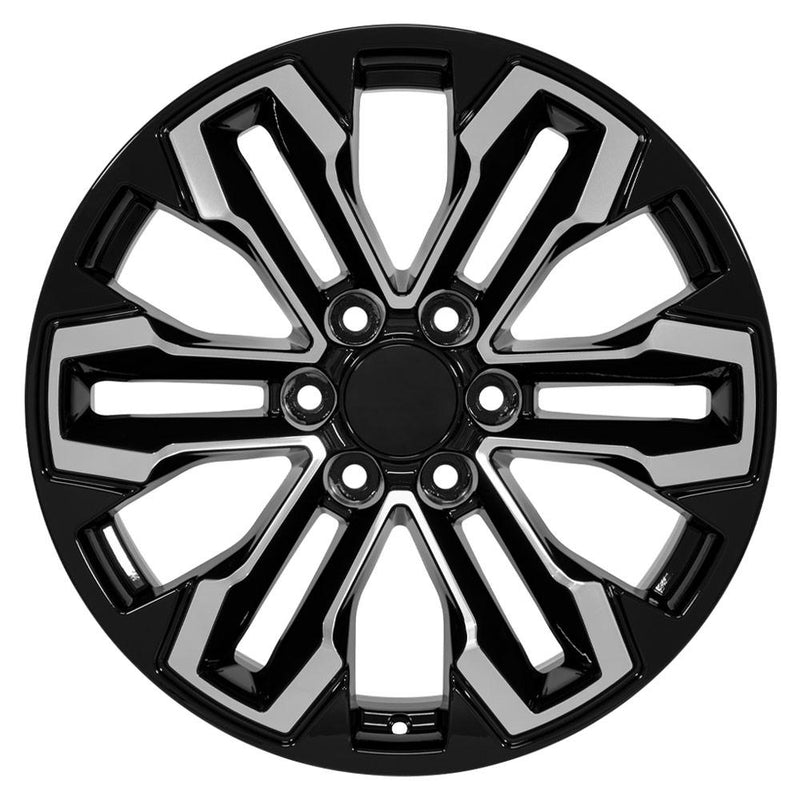 Wheel 20in Replica CV69 fits Chevrolet Silverado 20x9 Gloss Black