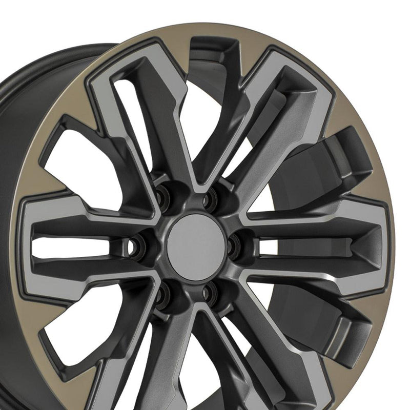 Wheel 20in Replica CV69 fits Chevrolet Silverado 20x9 Gunmetal
