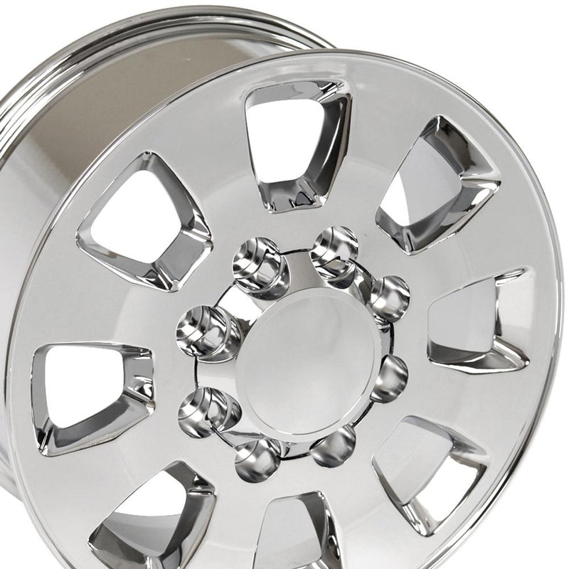Wheel 18in Replica CV75A fits GMC Sierra 18x8 Chrome