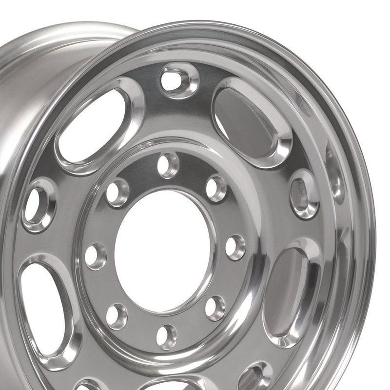 Wheel 16in Replica CV82 fits Chevrolet 8 Lug Suburban 16x6.5 Polished