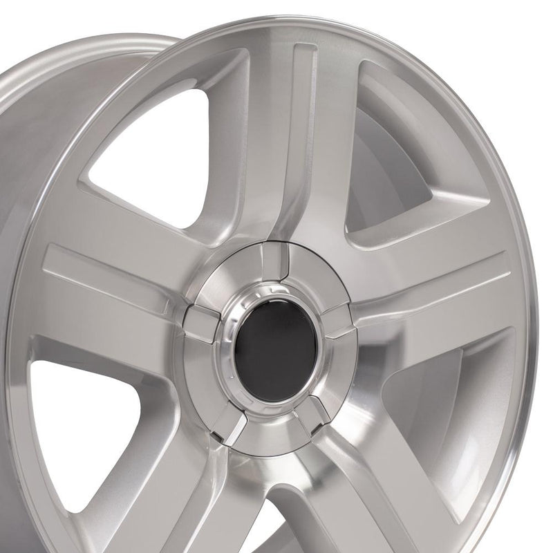 Wheel 22in Replica CV84 fits Chevrolet Silverado 22x9 Machined