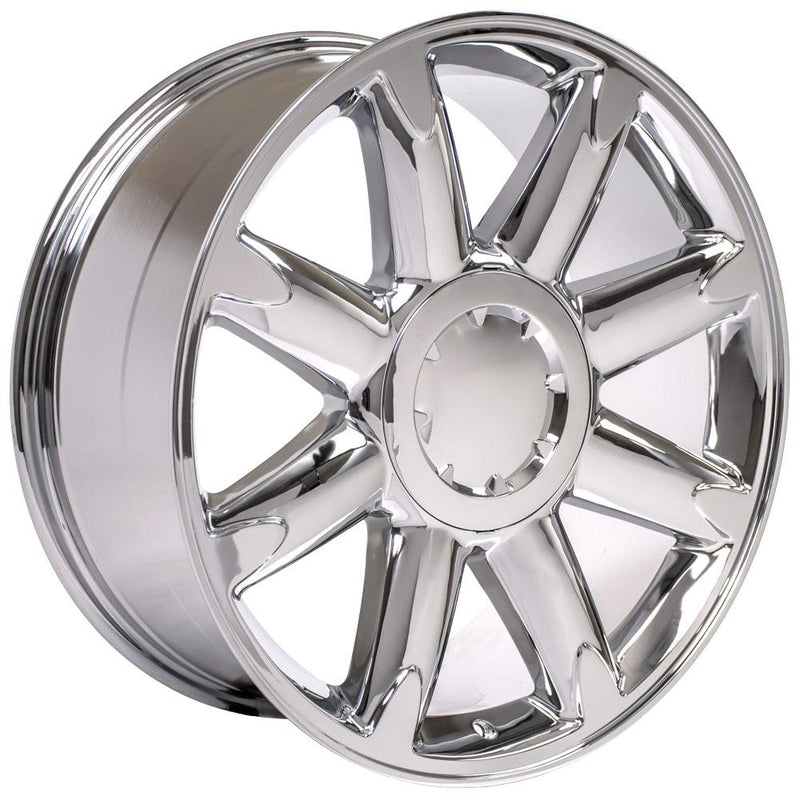 Wheel 20in Replica CV85 fits GMC Sierra 20x8.5 Chrome