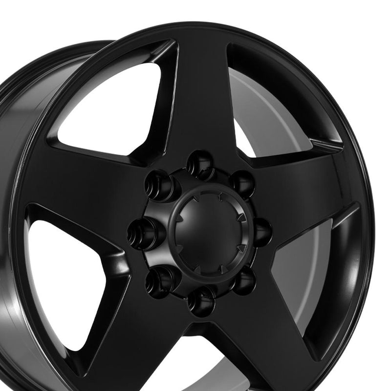 Wheel 20in Replica CV91B fits 8 Lug Chevrolet 20x8.5 Black