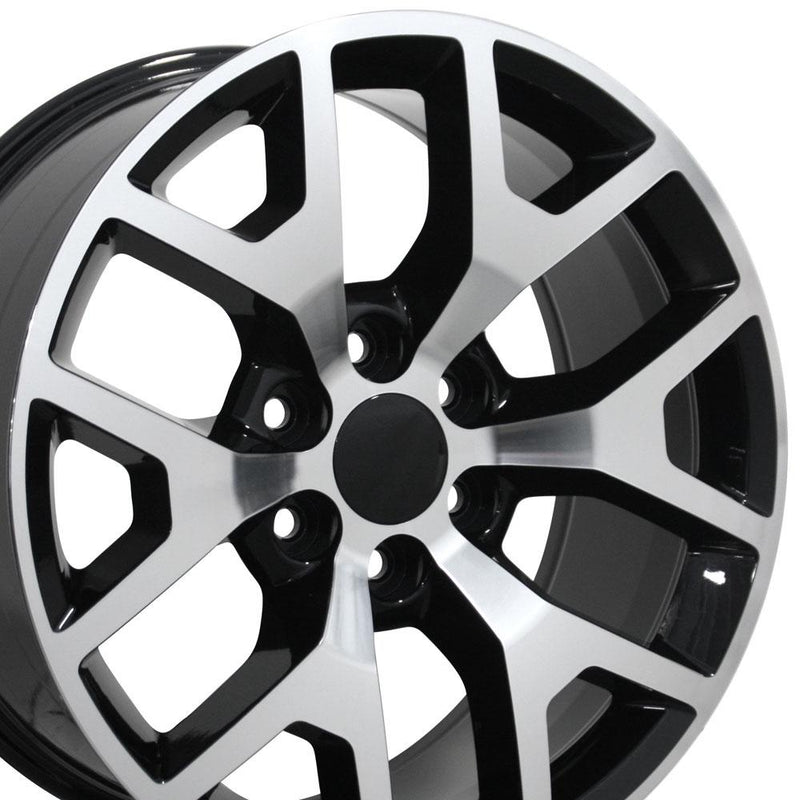 Wheel 22in Replica CV92 fits GMC Sierra 22x9 Machined