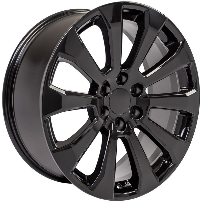 Wheel 22in Replica CV95 fits Chevrolet Silverado 22x9 Black