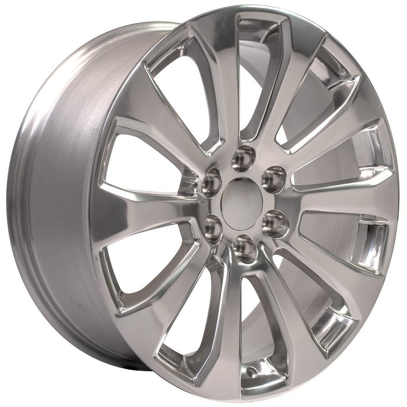 Wheel 22in Replica CV95 fits Chevrolet Silverado 22x9 Polished