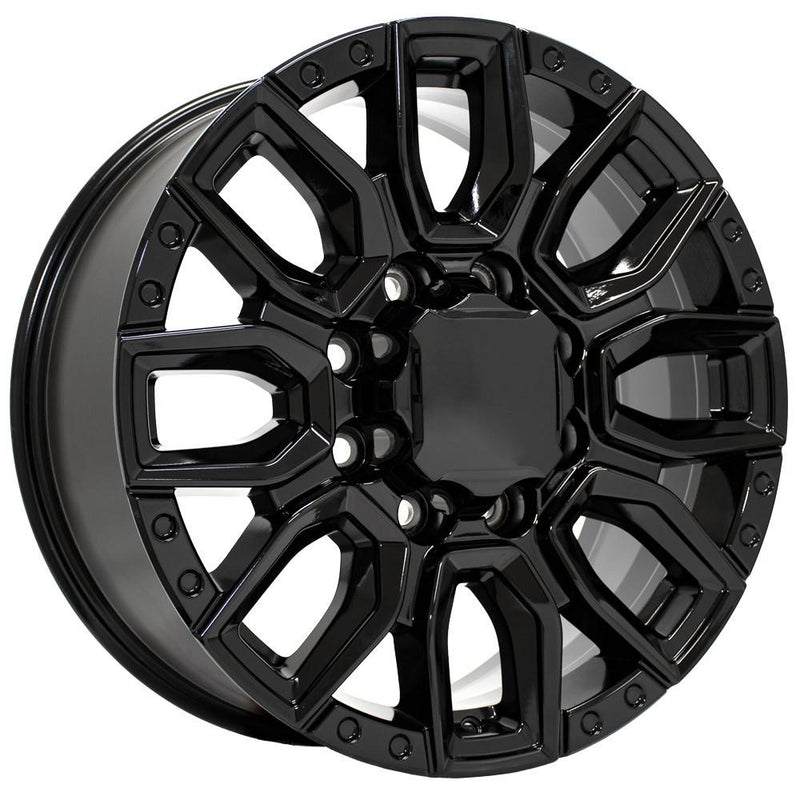 Wheel 20in Replica CV97B fits GMC Sierra 2500/3500 20x8.5 Gloss Black