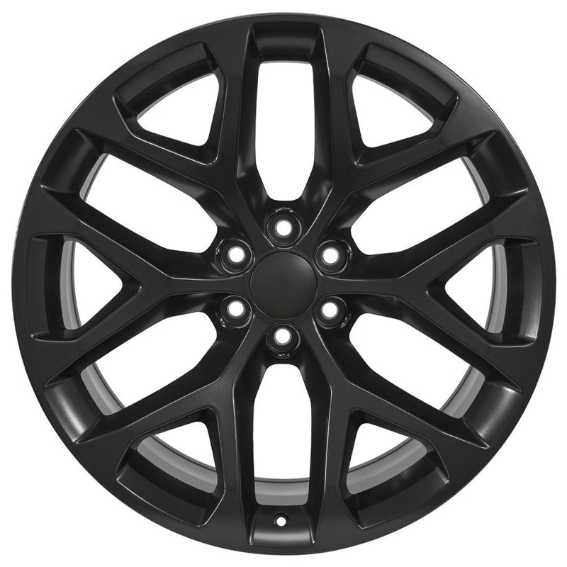 Wheel 24in Replica CV98B fits Chevy Silverado 24x10 Satin Black