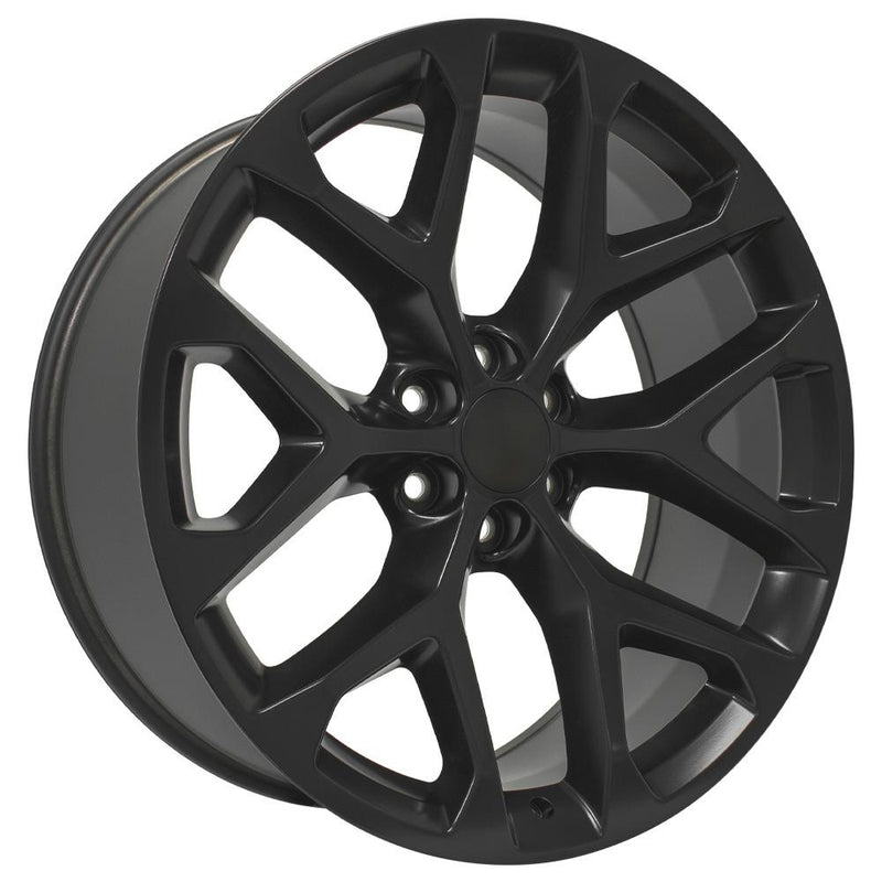 Wheel 24in Replica CV98B fits Chevy Silverado 24x10 Satin Black