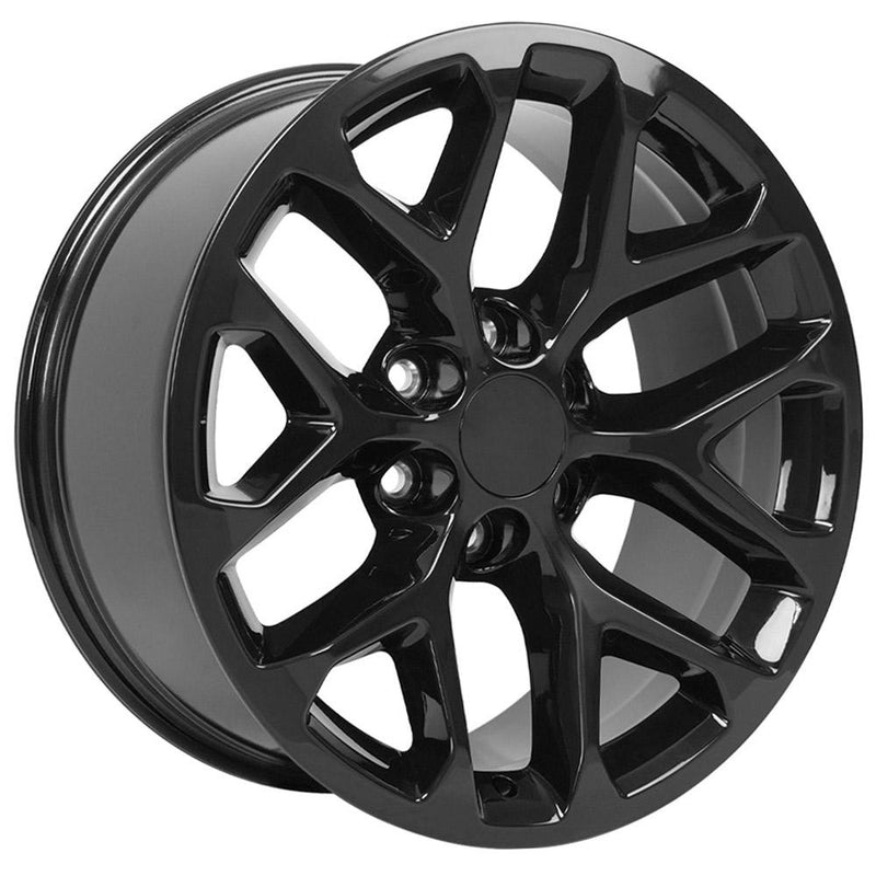 Wheel 20in Replica CV98B fits Chevy Silverado 20x9 Black