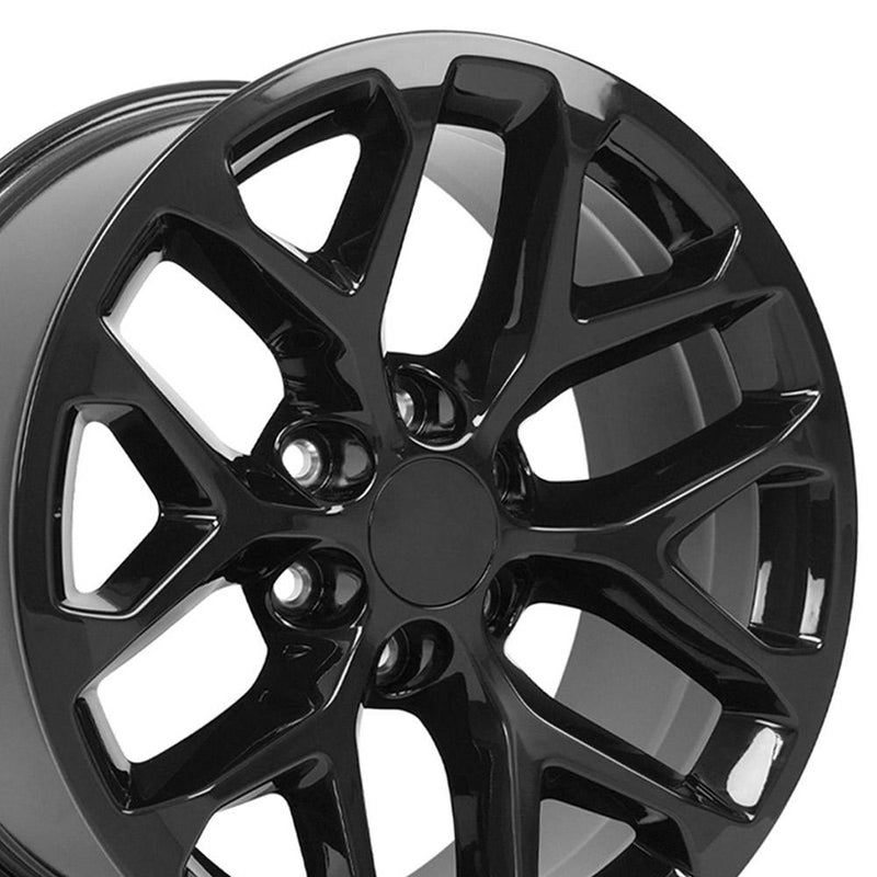 Wheel 20in Replica CV98B fits Chevy Silverado 20x9 Black