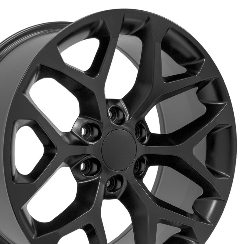 Wheel 20in Replica CV98B fits Chevy Silverado 20x9 Satin Black