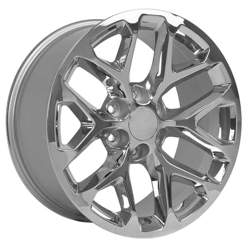 Wheel 20in Replica CV98B fits Chevy Silverado 20x9 Chrome