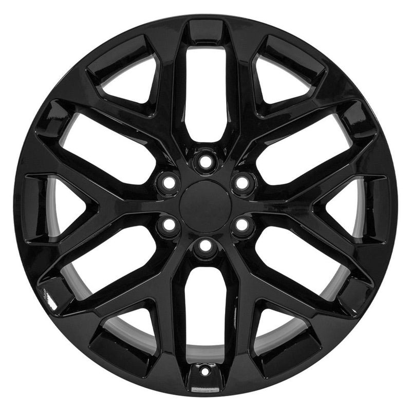 Wheel 22in Replica CV98B fits Chevy Silverado 22x9 Gloss Black