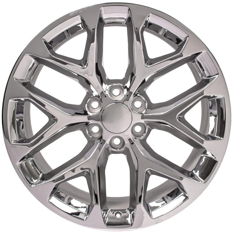 Wheel 22in Replica CV98B fits Chevy Silverado 22x9 Chrome