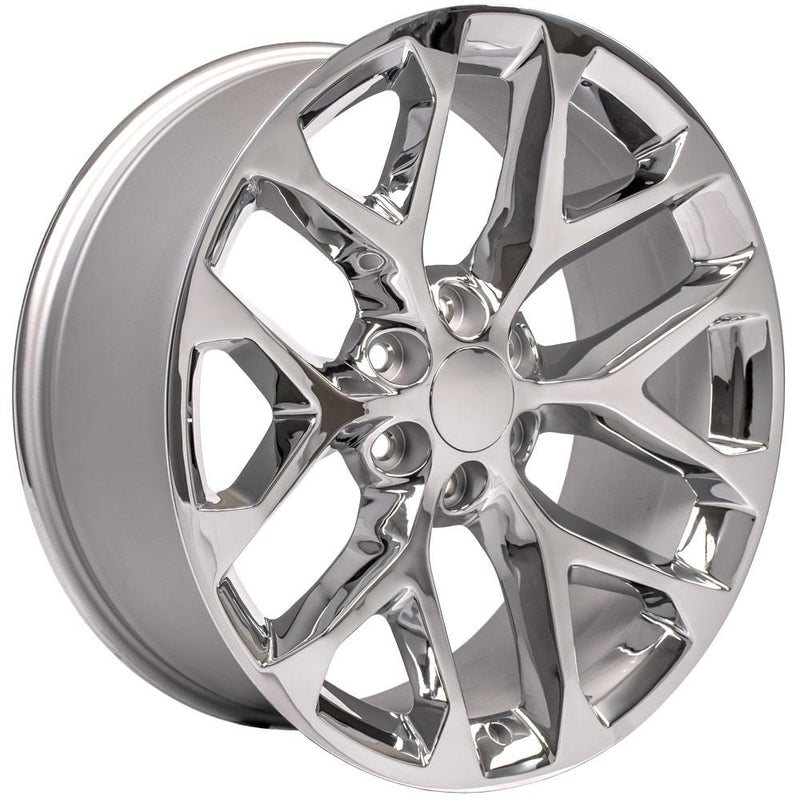 Wheel 22in Replica CV98B fits Chevy Silverado 22x9 Chrome