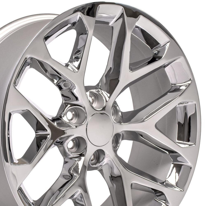 Wheel 22in Replica CV98B fits Chevy Silverado 22x9 Chrome