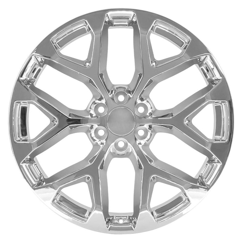 Wheel 24in Replica CV98B fits Chevy Silverado 24x10 Chrome