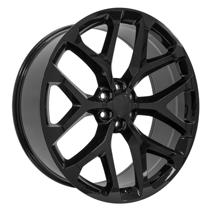 Wheel 26in Replica CV98B fits Chevy Silverado 26x10 Black