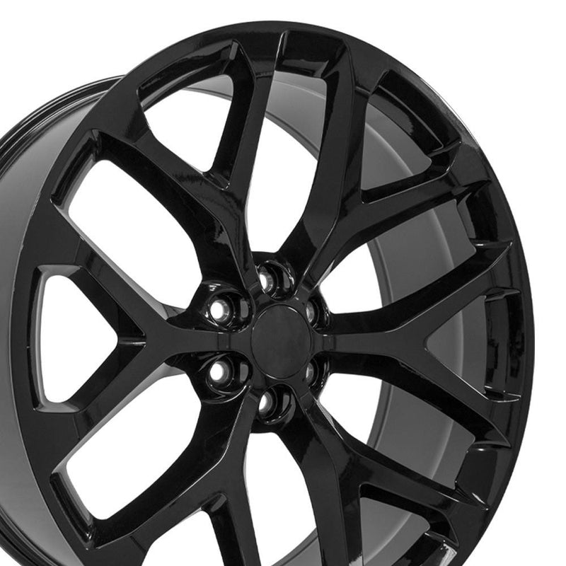 Wheel 26in Replica CV98B fits Chevy Silverado 26x10 Black