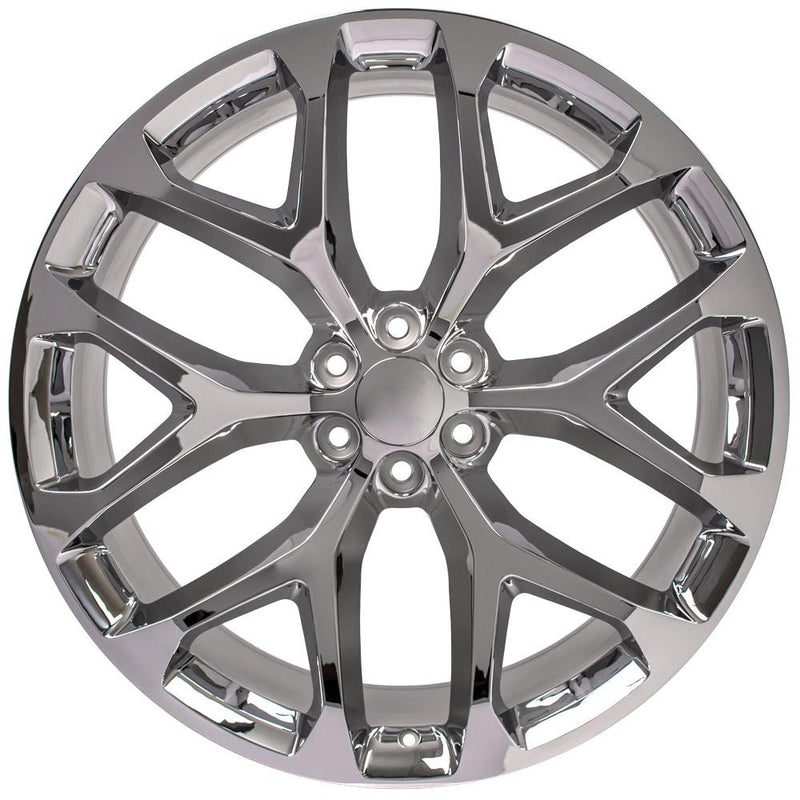 Wheel 26in Replica CV98B fits Chevy Silverado 26x10 Chrome