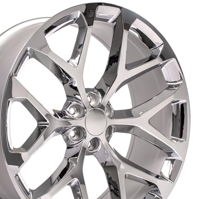 Wheel 26in Replica CV98B fits Chevy Silverado 26x10 Chrome