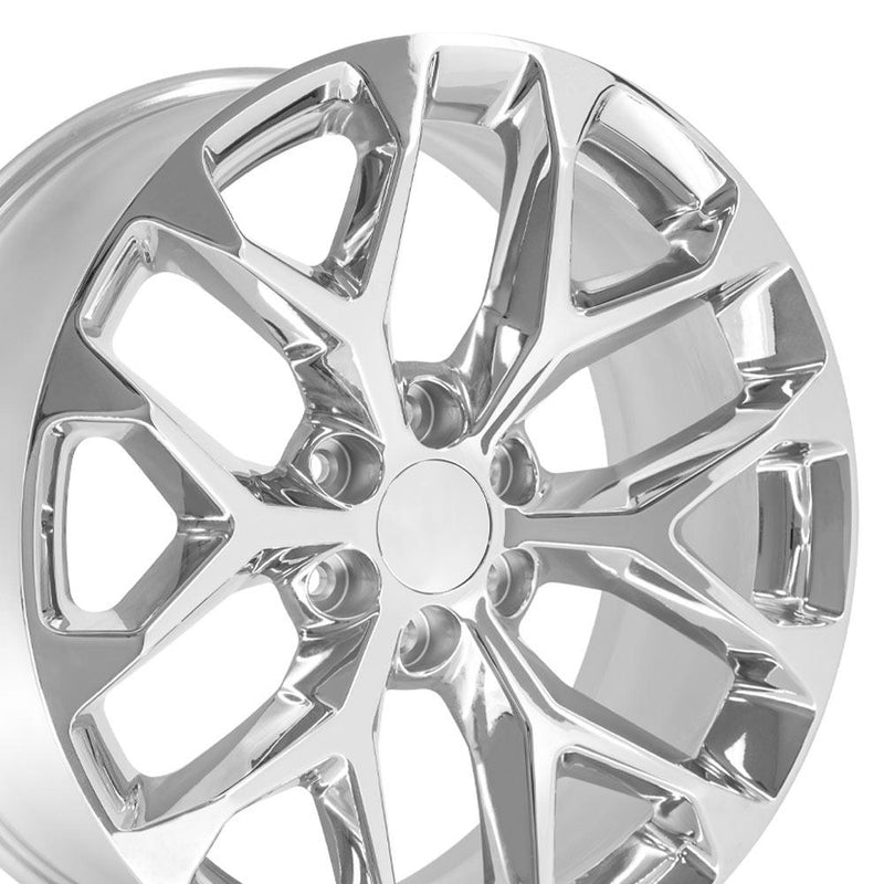 Wheel 22in Replica CV98C fits Chevrolet Silverado 1500 22x9 Chrome