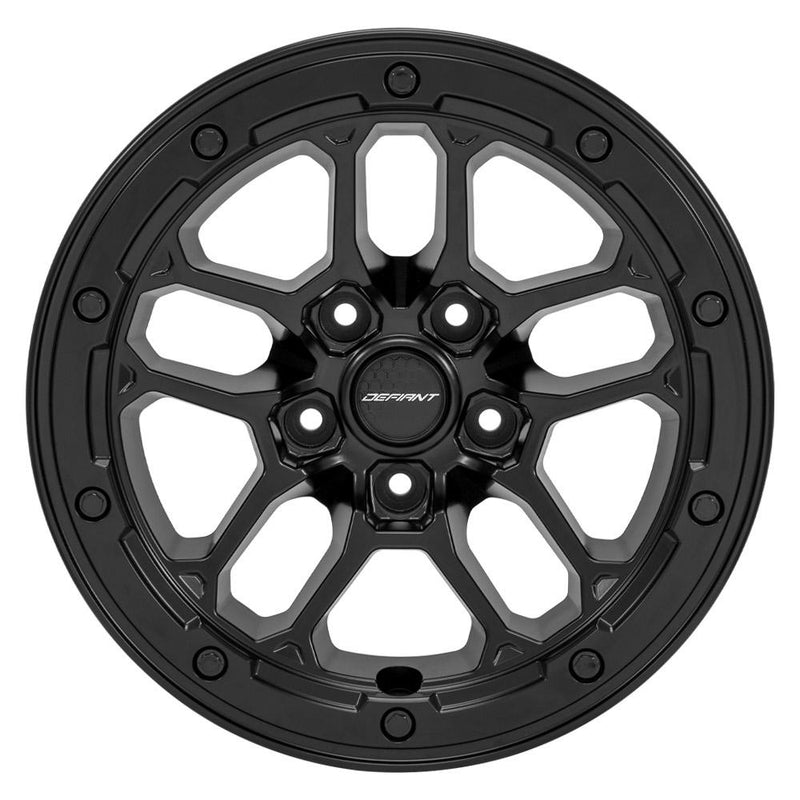 Wheel DEFIANT DF01 17x8 5x5in +12et in Satin Black