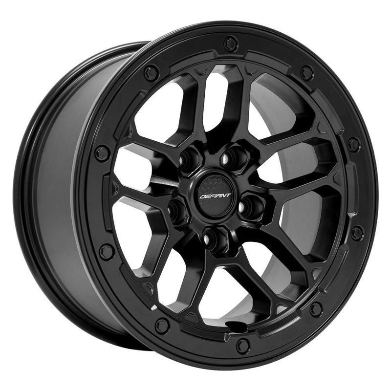 Wheel DEFIANT DF01 17x8 5x5in +12et in Satin Black
