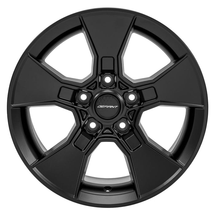 Wheel DEFIANT DF02 17x8.5 5x5in +12et in Satin Black