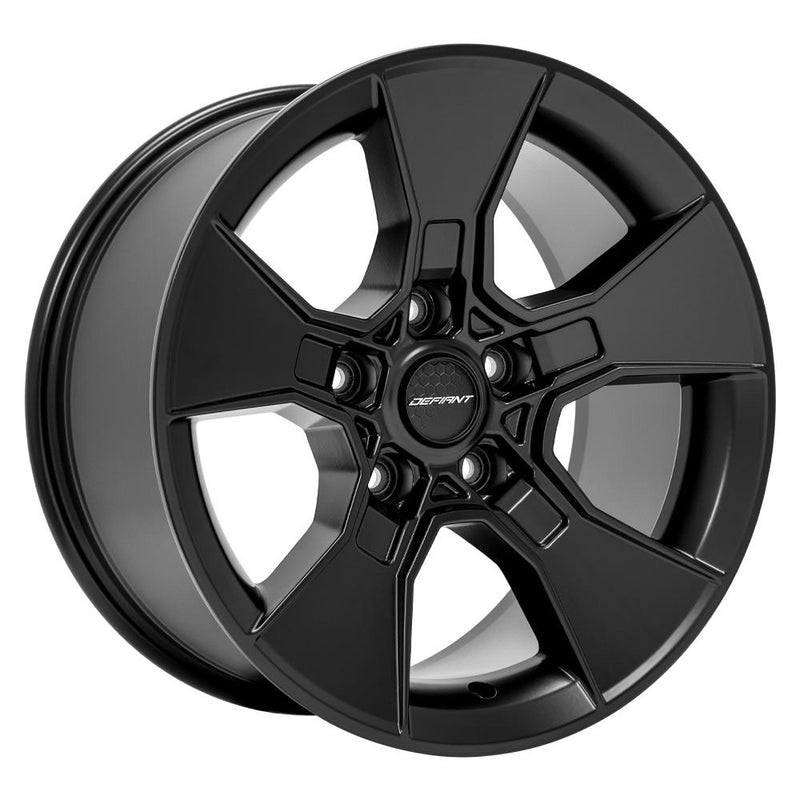 Wheel DEFIANT DF02 17x8.5 5x5in +12et in Satin Black