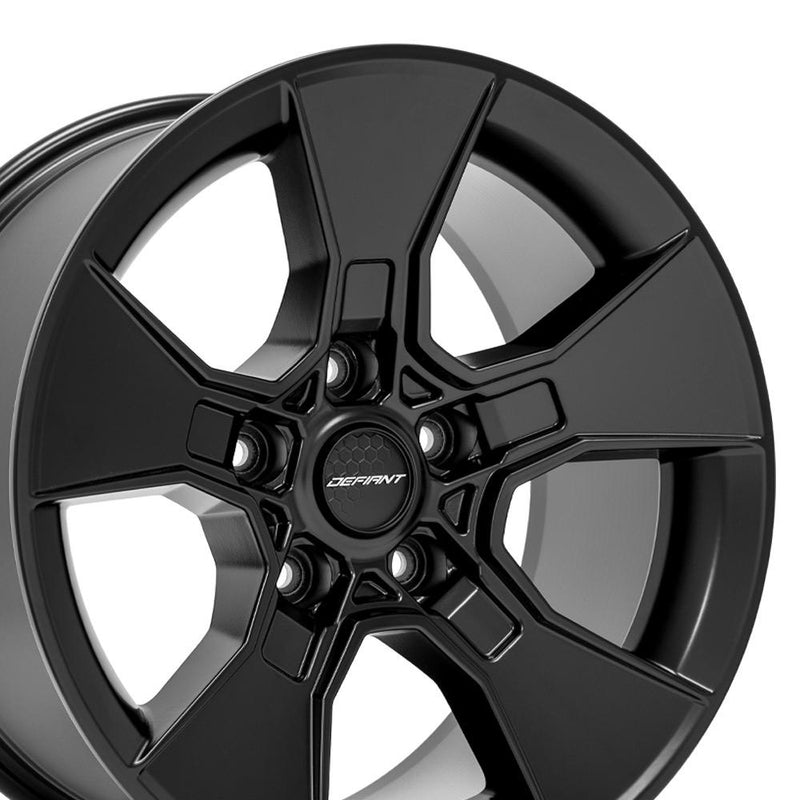 Wheel DEFIANT DF02 17x8.5 5x5in +12et in Satin Black