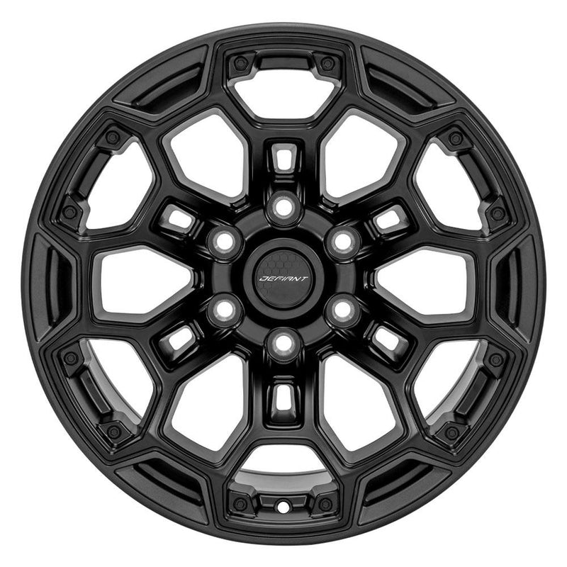 Wheel DEFIANT DF03 18x9 6x5.5in -12et in Satin Black w/ Satin Charcoal