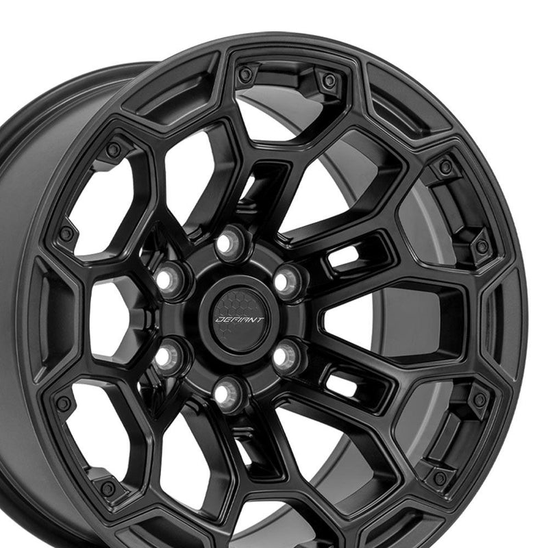 Wheel DEFIANT DF03 18x9 6x5.5in -12et in Satin Black w/ Satin Charcoal