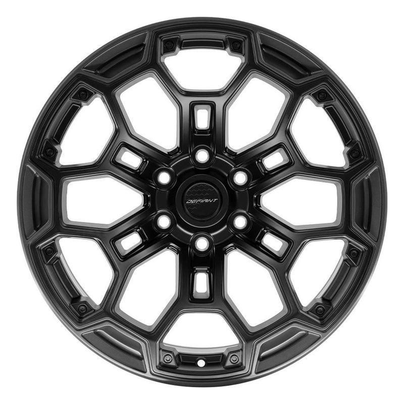 Wheel DEFIANT DF03 20x9 6x5.5in -12et in Satin Black w/ Satin Charcoal