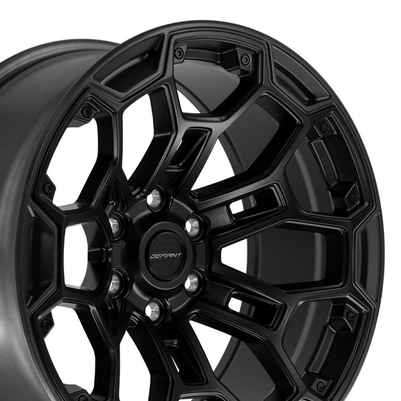 Wheel DEFIANT DF03 20x9 6x5.5in -12et in Satin Black w/ Satin Charcoal