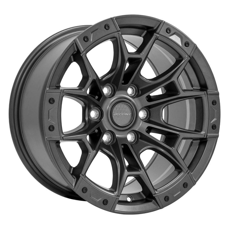 Wheel DEFIANT DF04 17x9 6x135mm +12et in Dark Satin Charcoal