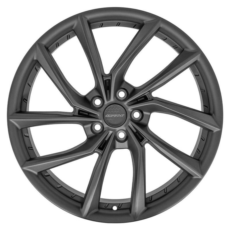 Wheel DEFIANT DF06 20x9 5x120mm +35et in Dark Satin Charcoal