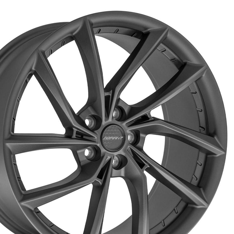Wheel DEFIANT DF06 20x9 5x120mm +35et in Dark Satin Charcoal