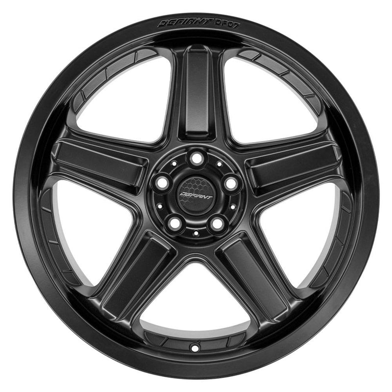 Wheel DEFIANT DF07 20x9.5 5x115mm +15et in Satin Black
